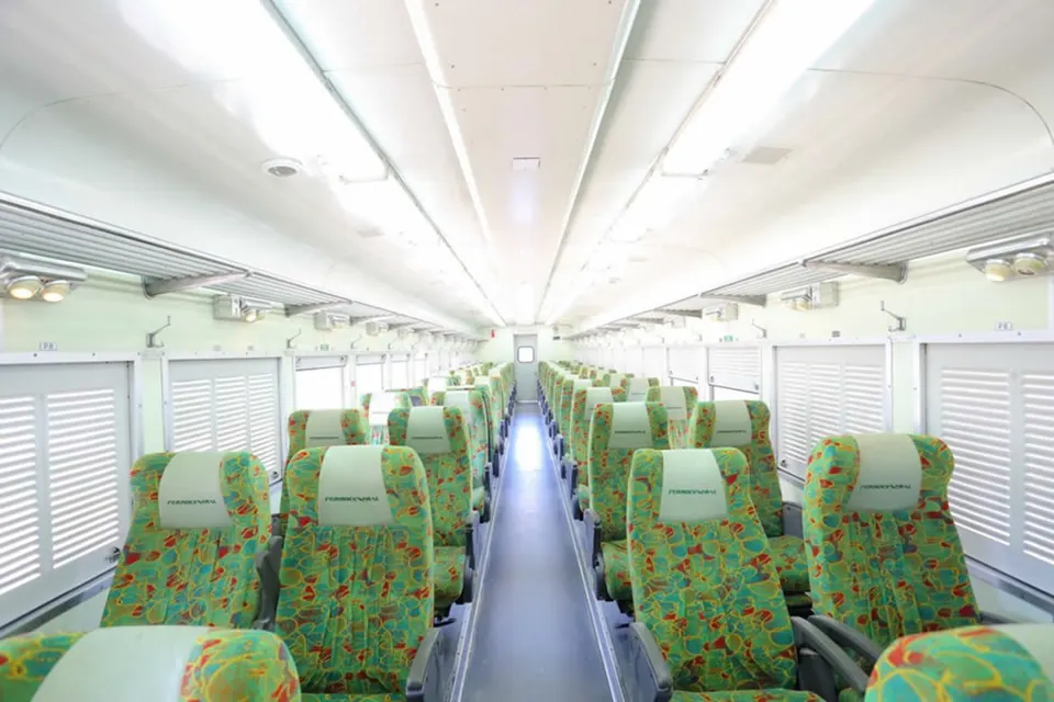 Interior del Tren Patagónico