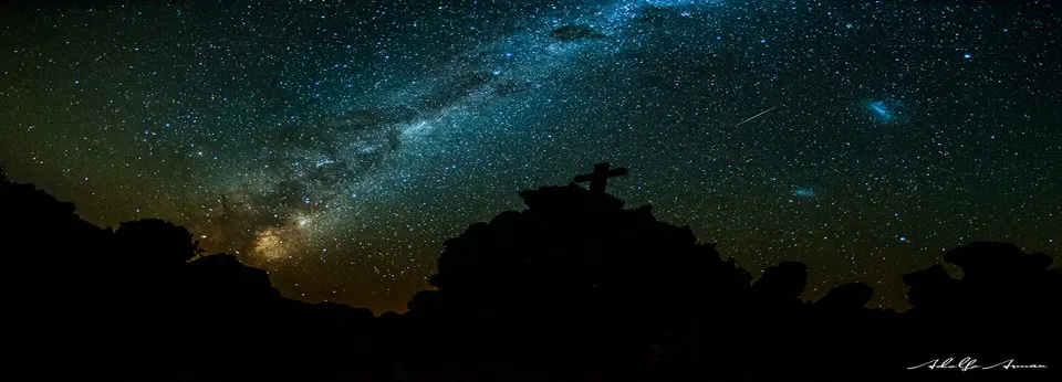 Vía Láctea en la Patagonia