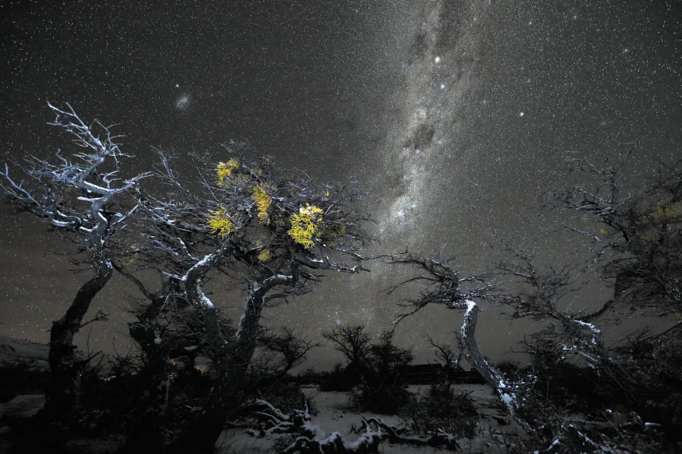 Cielo de invierno en Torres del Paine