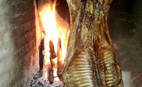 Cordero al asador