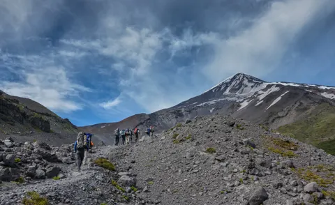 Camino al Lanín